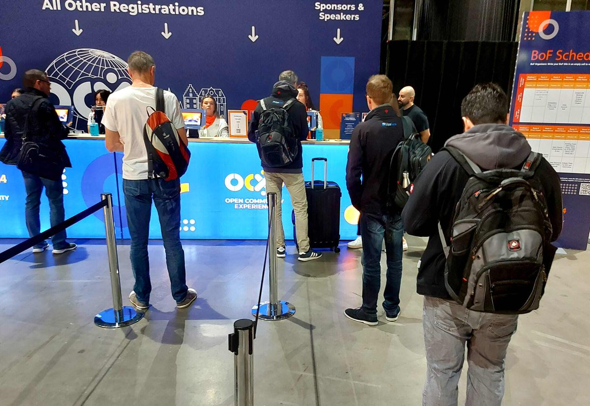 ocxconference's tweet image. 🎉 #OCX24 starts today!
Don’t forget to pick up your badge—our amazing team is excited to welcome you! 👋
#CommunityIsInOurCode
