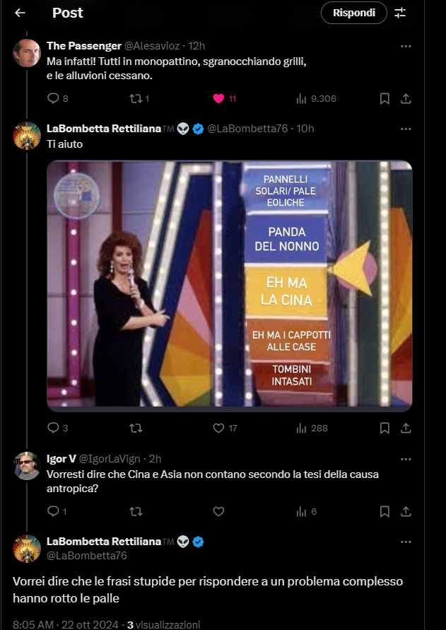 IgorLaVign's tweet photo. e la frase stupida l'avrei scritta io...🤔
#bombetta https://t.co/3vFOKjr1Le
