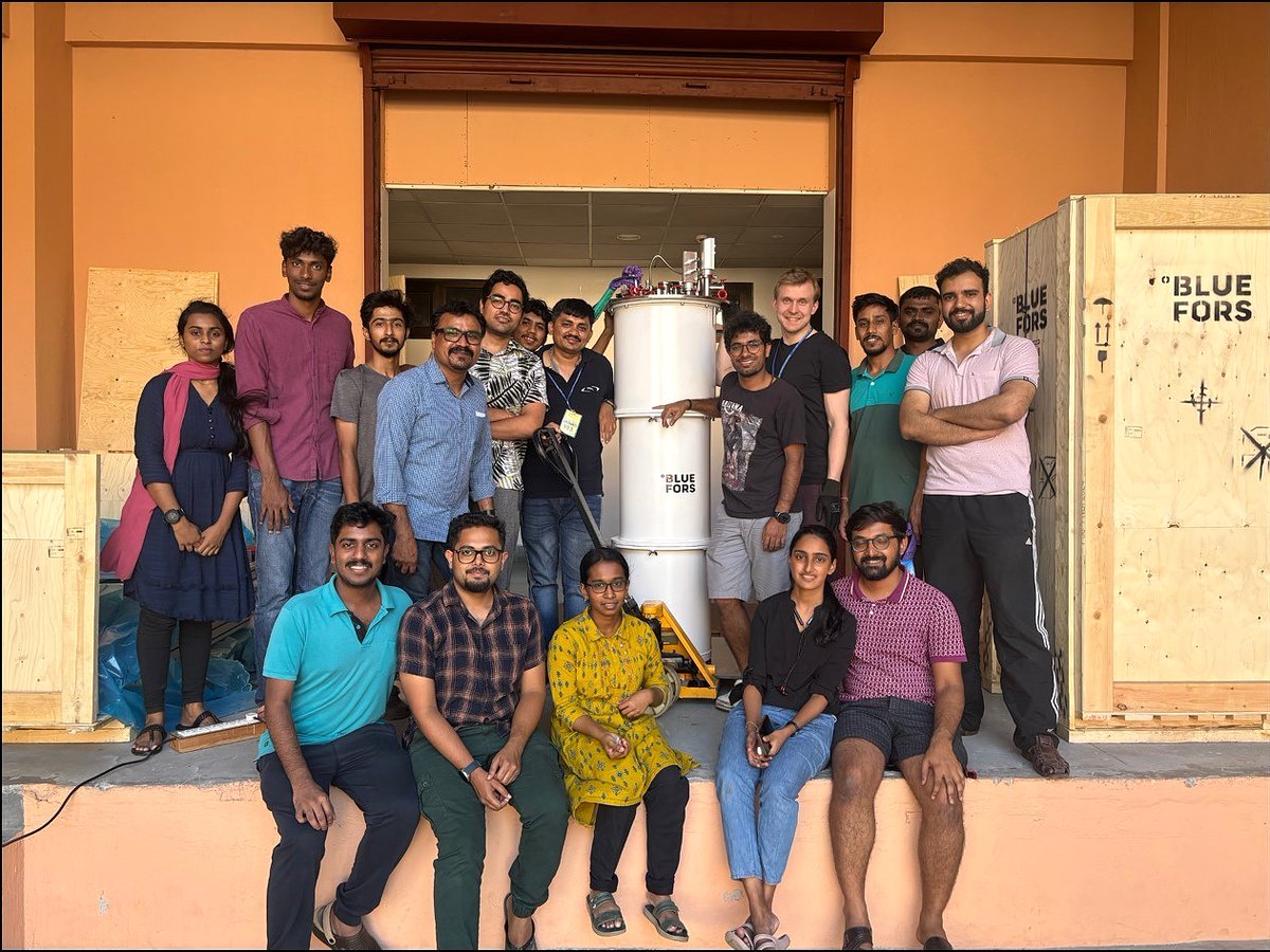 BlueFors_Ltd's tweet image. India is making significant strides in developing its #quantum capabilities, with @nqmdst as a key driver.
Contributing to this mission, @QtranLab at @tvmiiser led by @MadhuThalakulam, researches #quantumtransport.
Read our case story: bluefors.com/stories/qtran-…
#CoolForProgress
