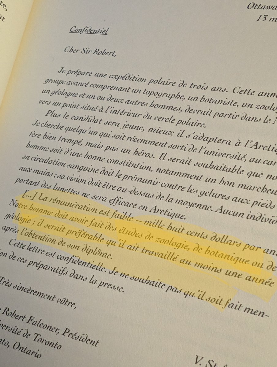 Même en 1921 on cherchait des diplômés payés au lance-pierre pour aller en Arctique !
