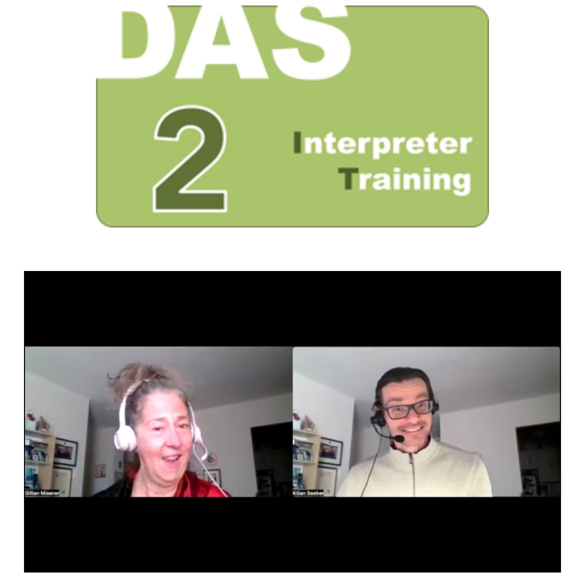 This week at <a href="/InterpretingFTI/">INT-FTI</a> 

Module 2 of the fully online MAS in interpreter training: Teaching SIMTEXT, with Prof. <a href="/KilianGSeeber/">KilianGSeeber</a> and Gillian Misener.