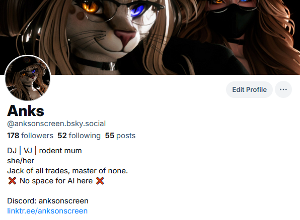 Anks is now on Bluesky instead tweet media