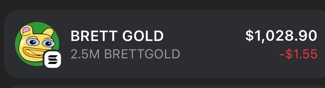 Gm gm web 3☀️

Shill me a 100x💯

Also holding some #BRETTGOLD waiting to see 100k sooon let’s goo