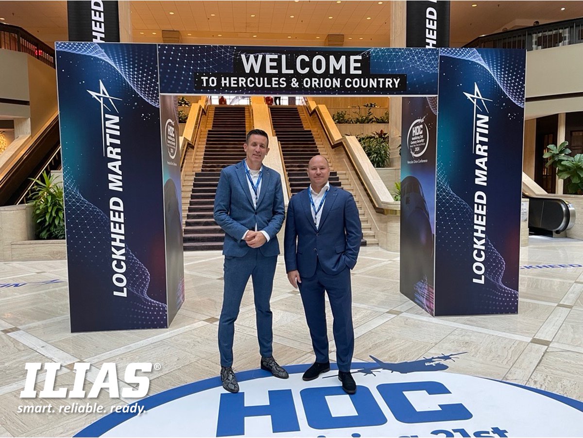 Meet AJ and <a href="/IanKnight35/">Ian Knight</a>  at the #Hercules #Orion Conference. Fantastic to team up with our partner <a href="/LockheedMartin/">Lockheed Martin</a>, sharing insights on #integrated #defense #software solutions for #logistics and #sustainment for the #C130J Super Hercules and Orion and their customers.