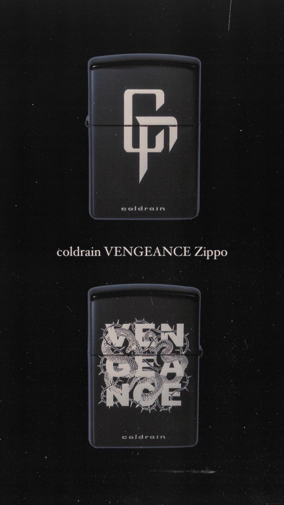 COLD RAIN ×Zippoライター coldrain VENGEANCE Zippo – coldrain.jp