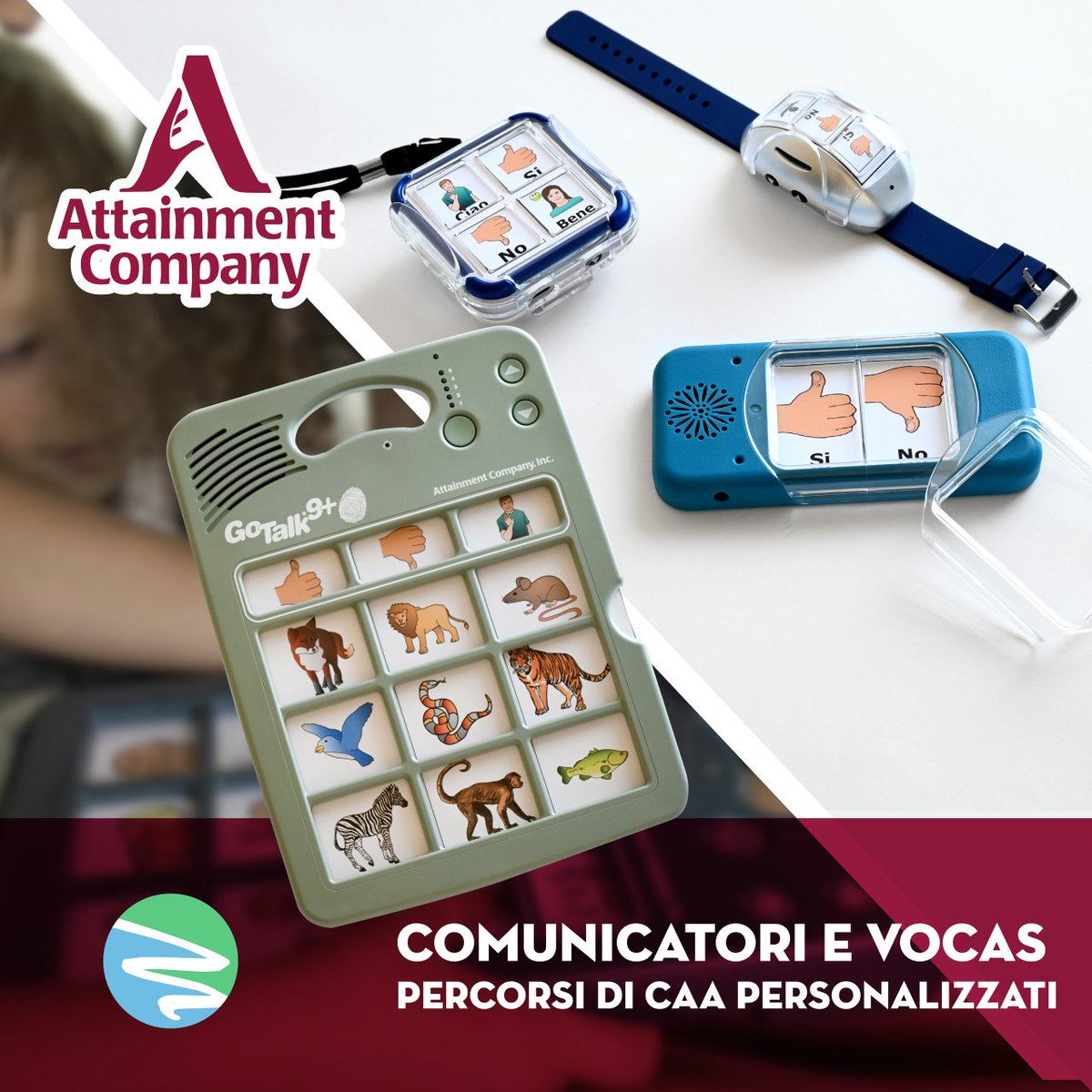 MondoAusili's tweet photo. Scopri come i comunicatori vocali Go Talk possono fare la differenza ➡ https://t.co/7yi0FxPMCt

 #Accessibilità #Inclusione #CAA #MondoAusili https://t.co/zl05DqX6m5