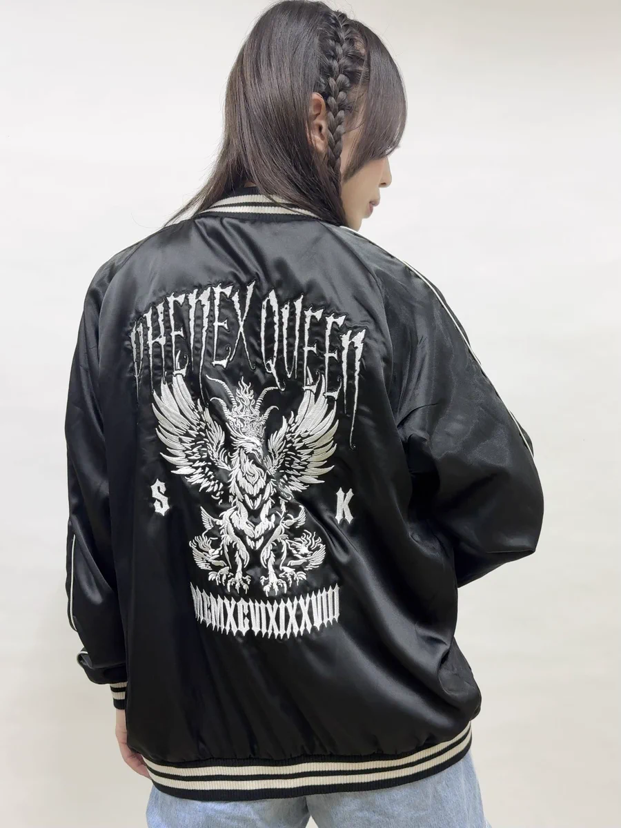 スターダム 上谷沙耶 Phoenix Queenスカジャン　XL　試着のみ 上谷沙弥 SAYA KAMITANI on X: 