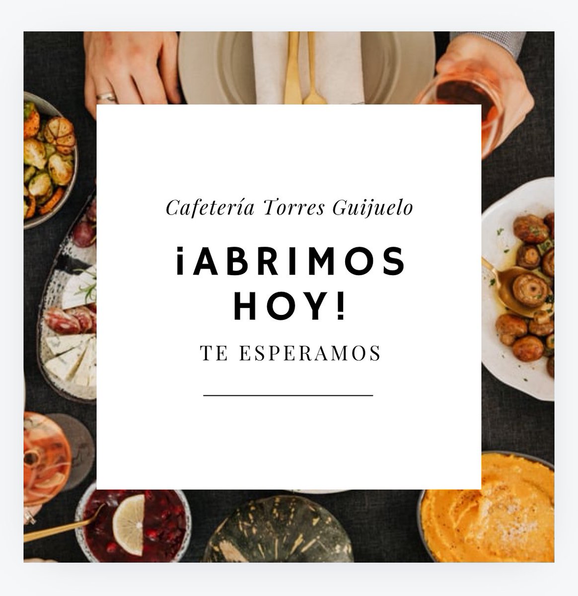 ☕️ CAFETERÍA TORRES GUIJUELO ABIERTA 😃🎉