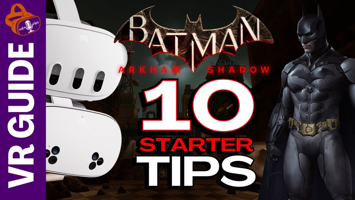 LiveOpenMike's tweet image. 📽️ NEW VIDEO

I&apos;m 11 hours into Batman Arkham Shadow and there&apos;s stuff I wish I&apos;d figured out faster. So I&apos;m passing those tips on to everyone else. Expect more guides in the coming weeks.

youtu.be/6Sp202L8Bps

#BatmanArkhamShadow #MetaQuest3 #questcreatorpartner