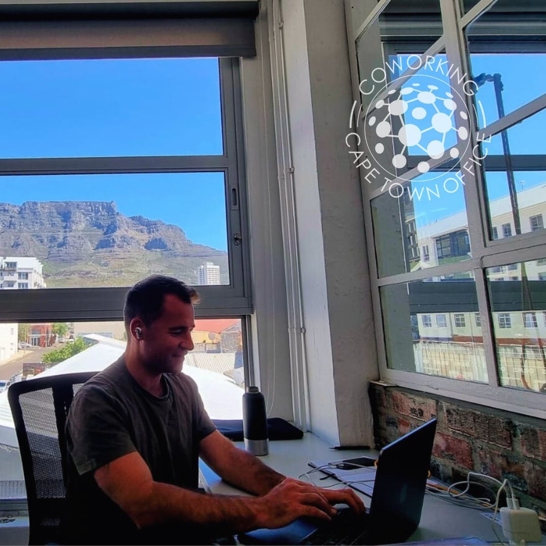 Whether you come for a day or a month, everyone gets to enjoy the views of @tablemountainNP from a proper desk, sitting on a ergonomic chair. 

Start with a free Guest day to check out the space first. Just book, buff.ly/40KMZhV 

#capetown #coworking #viewsfordays