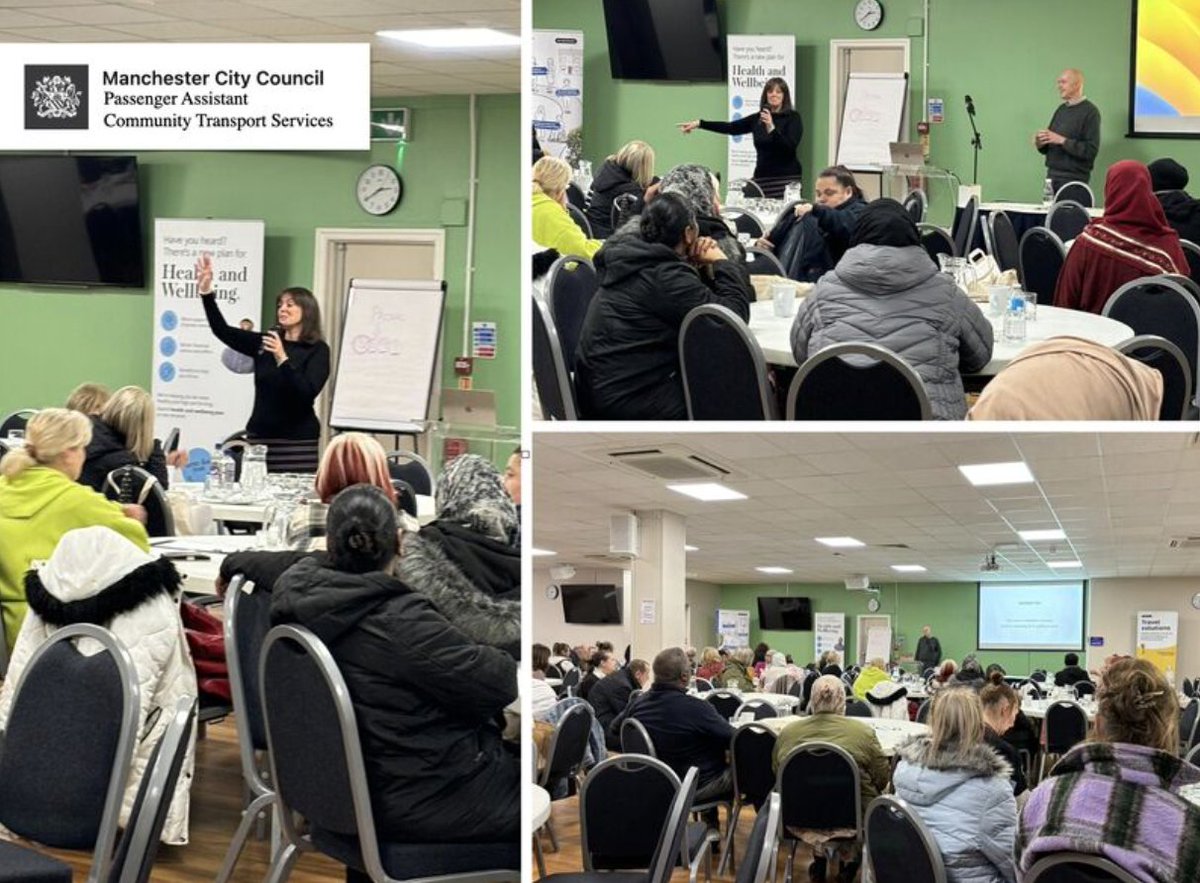 Superb day presenting presenting 'Resilience &amp; Mental Health Workshops' for <a href="/ManCityCouncil/">Manchester City Council</a> Passenger Assistant Teams 🙌