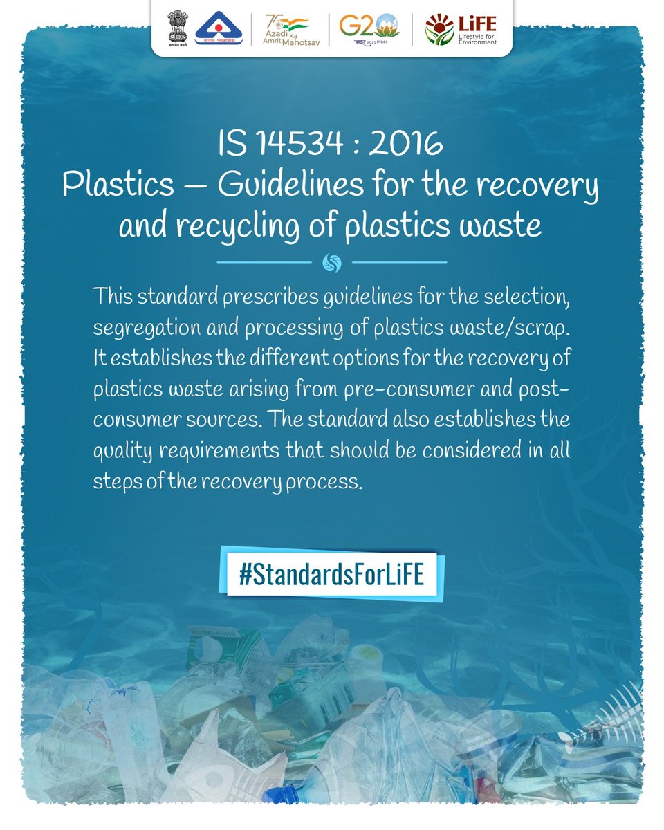 HeerDesai20's tweet image. #StandardsforLiFE 
#ChooseLiFE 
#MissionLiFE 
#ProPlanetPerson
#ProPlanetPeople 

@IndianStandards 

@MIB_India 
@PIB_India