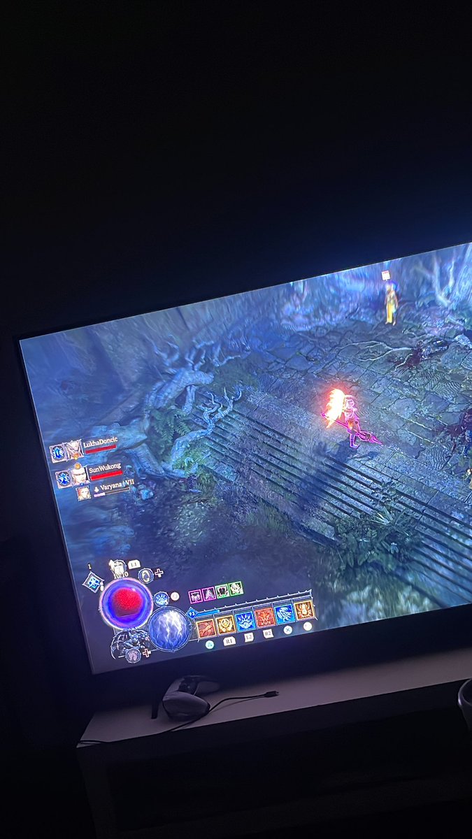 Shlud's tweet photo. @Diablo @BlizzardCS @Activision my pet and all class emotes are glitched in nahantu//new expansion https://t.co/L2ftidDHIU