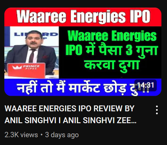 HarmanMBA's tweet photo. @AnilSinghvi_ ji, Now people are posting such thumbnails/captions in their youtube videos. 😅

Link : https://t.co/JyJQFaObzn

@deepdbhandari @ZeeBusiness @AshishZBiz https://t.co/G2XcJMqmnZ
