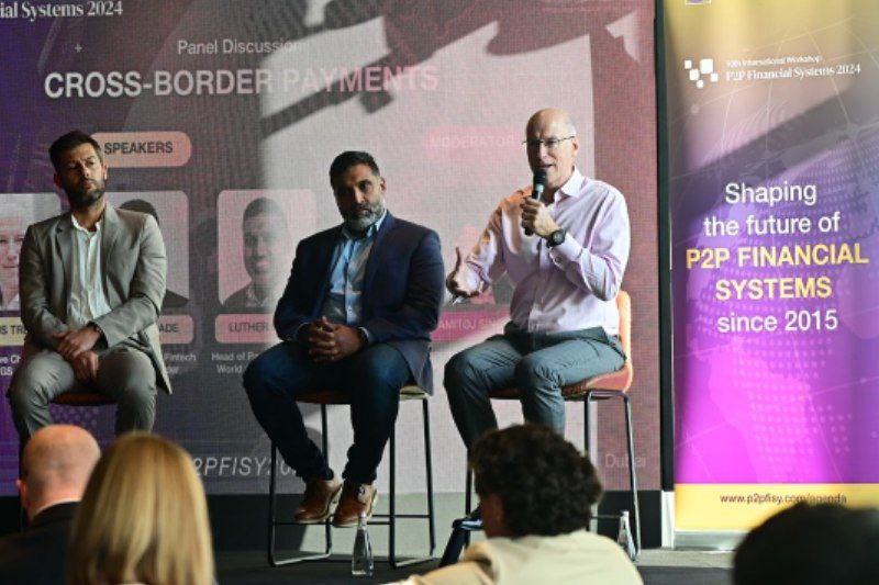 redefined_app's tweet photo. 🚀 Some snaps of our CEO @AlexCrypto42 from his panel at #P2PFISY 2024 in Dubai! 🌍

Cross-border payments are evolving, and crypto—with its low fees and direct custody—is paving the way. Stablecoins, especially in favorable regulatory hubs like Dubai, offer a huge opportunity.

redefined is an access layer for seamless cross-border payments and remittances, empowering global citizens with a frictionless experience! 💸✨

#DeFi #Crypto #CrossBorderPayments #Dubai