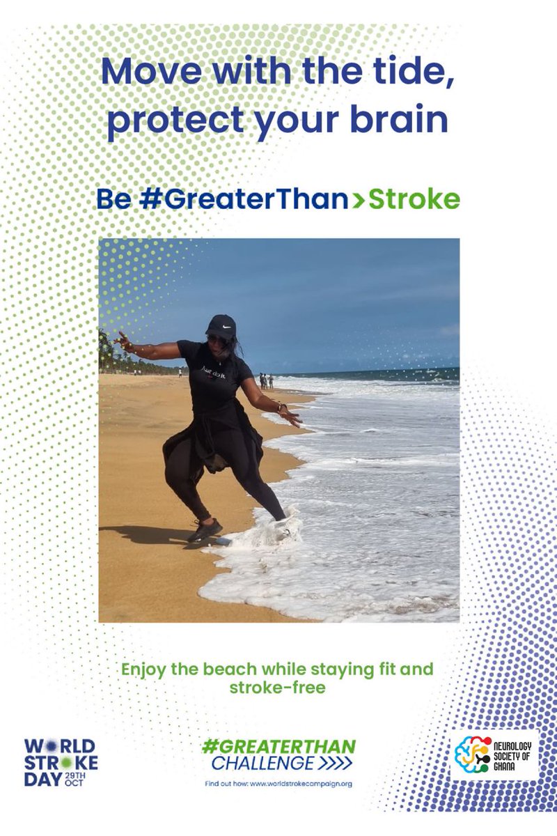 Stay active while having fun! Get your heart rate up! Burn some calories! 

#GetActive #BeGreaterThanStroke #GreaterThan&gt;Stroke 
#GreaterThanStroke
#Stroke #strokeprevention #nsg #neurologysocietyghana