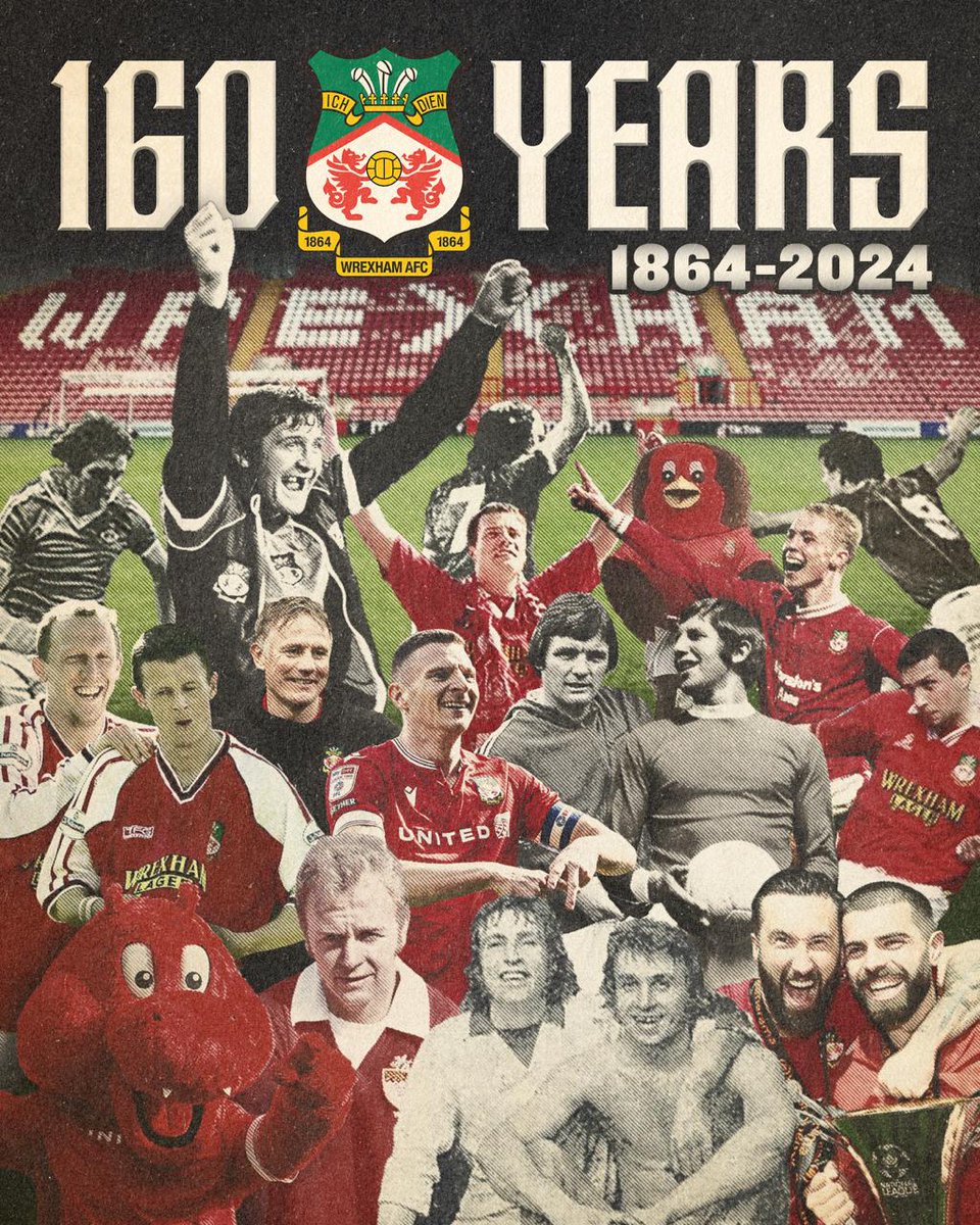 Wrexham_AFC's tweet image. Wrexham AFC was founded by members of Wrexham Cricket Club at a meeting at the Turf Hotel, looking for a sport to fill the winter months.

Today, we celebrate 160 years since the first-ever match in our history 🙌

🔴⚪ #WxmAFC