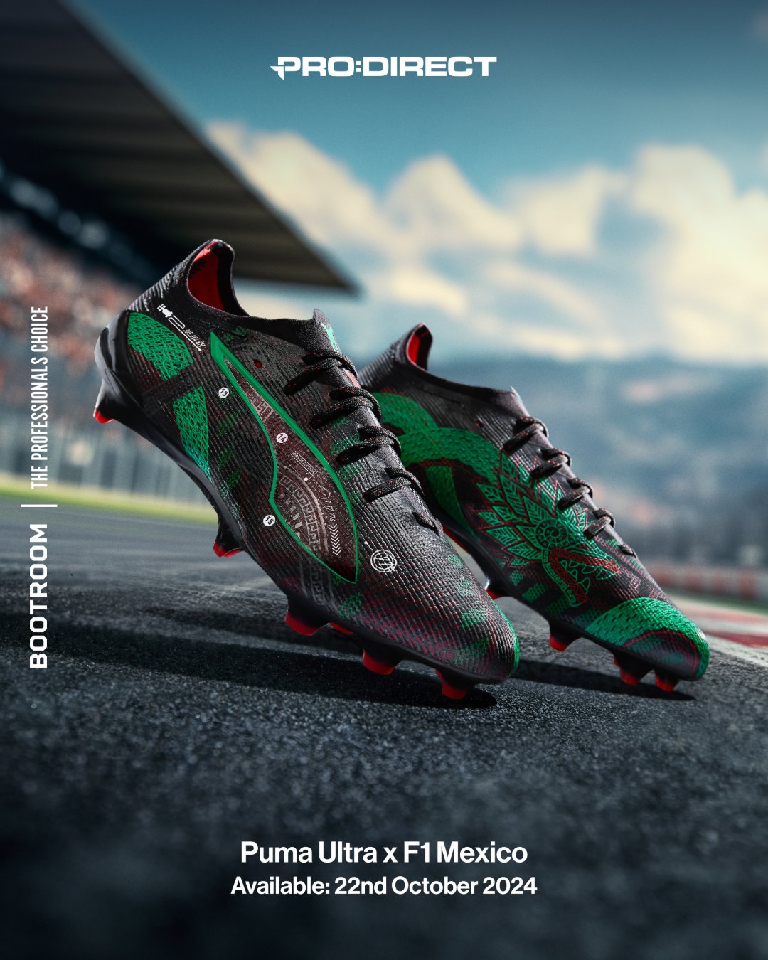 Pro Direct Soccer on X Introducing the PUMA Ultra x F1 Mexico to Pro Direct Soccer PUMA s obsession with speed has reached new heights as the brand new Ultra is inspired by the