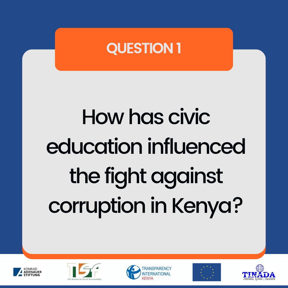 The role of Civic Education in Kenya's Fight Against Corruption #CivicActionKE