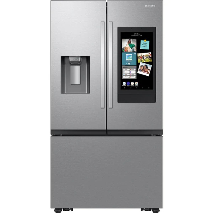 je_supriya's tweet image. Samsung 36&quot; 25 cu. ft. Counter-Depth French 3-Door Fridge with Family Hub™ RF27CG5900SRAC for $3,239.95. #SmartFridge #HomeAppliances