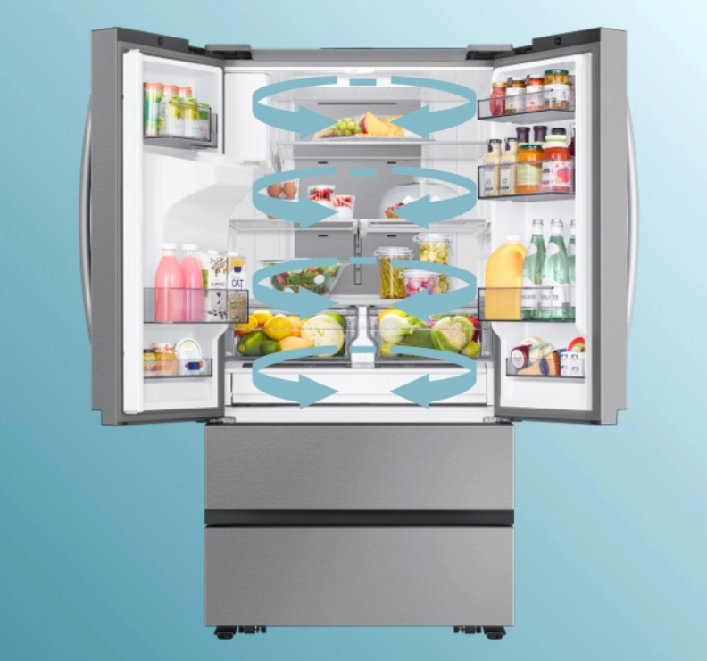 je_supriya's tweet image. Samsung 36&quot; 25 cu. ft. Counter-Depth French 3-Door Fridge with Family Hub™ RF27CG5900SRAC for $3,239.95. #SmartFridge #HomeAppliances