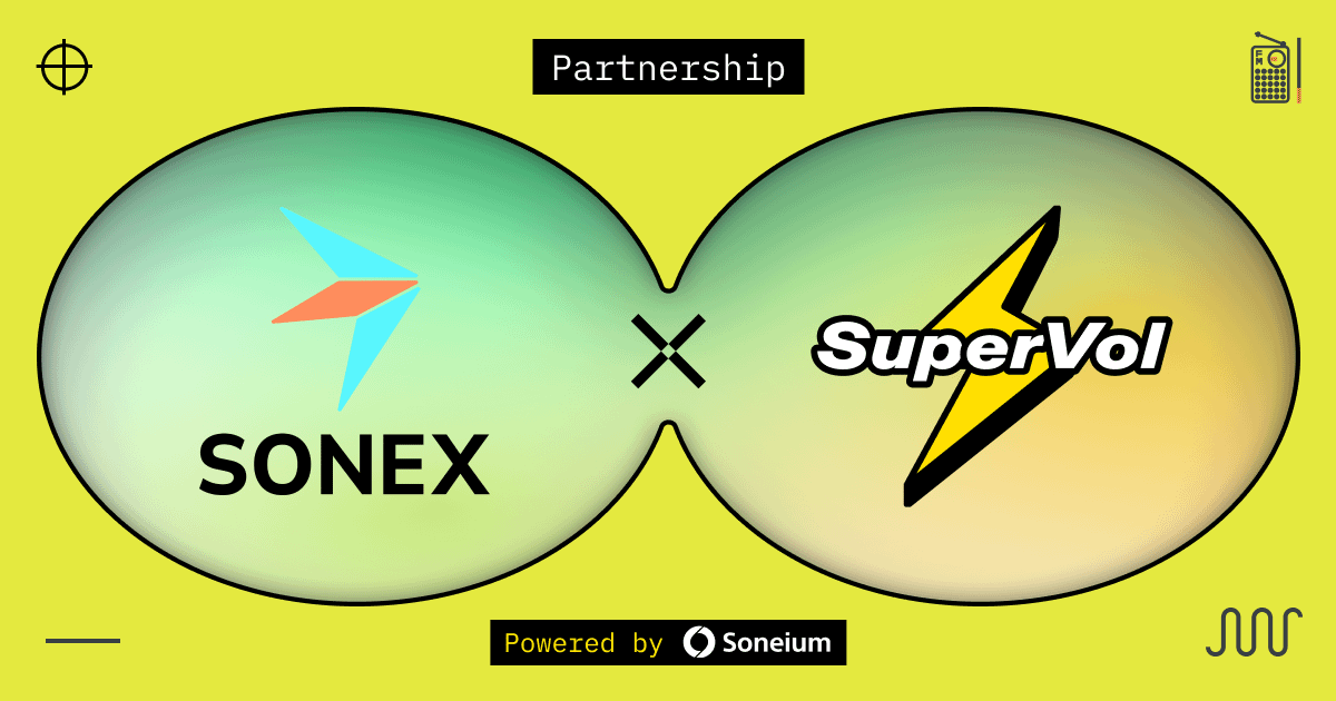 How MSSG?
Maximizing user value with super-charged partners.

<a href="/sonex_so/">SONEX 💿</a> x SuperVol

SONEX is your gateway to decentralization in the <a href="/Soneium/">Soneium 💿</a> ecosystem, offering an all-in-one DeFi hub that breaks free from centralized platforms.

Together, SuperVol and SONEX will redefine