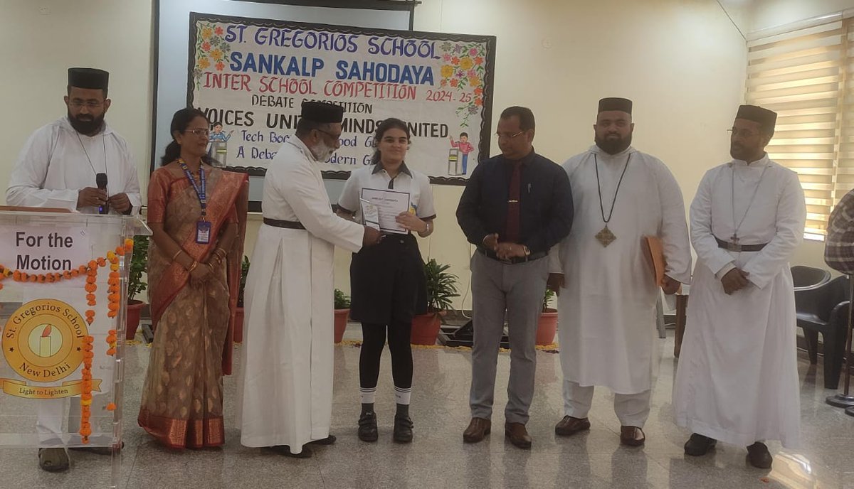 central9410's tweet photo. CAIS Students Shine at Sankalp Sahodhaya Debate Competition

It is with great pride that we share the participation of 2 CAIS students in the  Sankalp Sahodhaya Debate Competition, held on 22nd October in St. Gregorios.  An outstanding performance, securing the third prize. https://t.co/Oy1jVsajIP