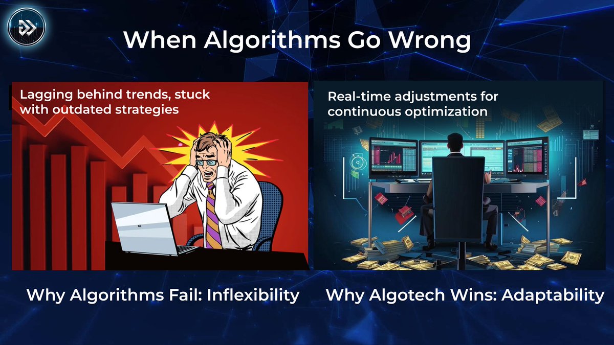 algotechtrade's tweet image. Not all algorithms are created equal. Learn why some fail to adapt to changing markets and how Algotech ensures your strategy is always in tune. 

#SmartTrading #AlgotechAdapt