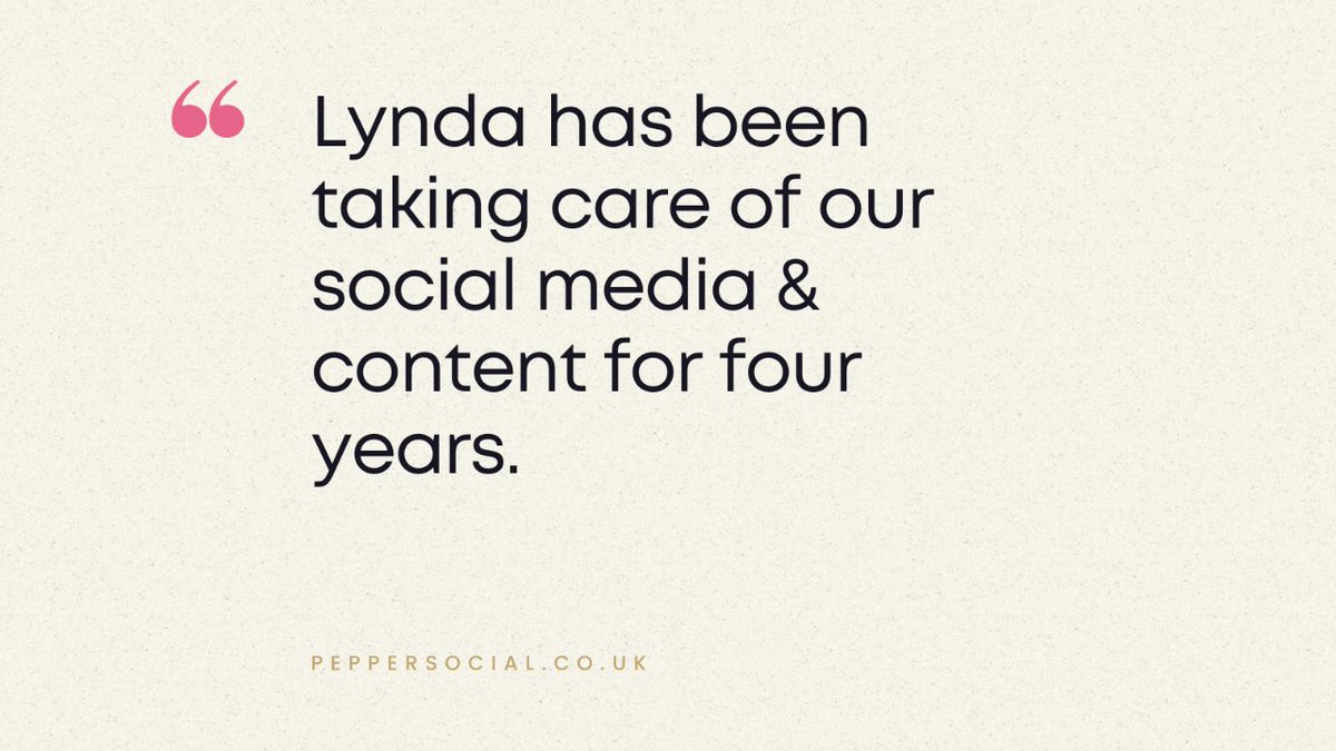 ✨ Want to build a loyal audience? My bespoke social media packages grow your audience and foster strong relationships.
"Lynda has been taking care of our social media for four years."
New client slots available this month.
peppersocial.co.uk/social-media-m…
#PepperSocial #Cheshire