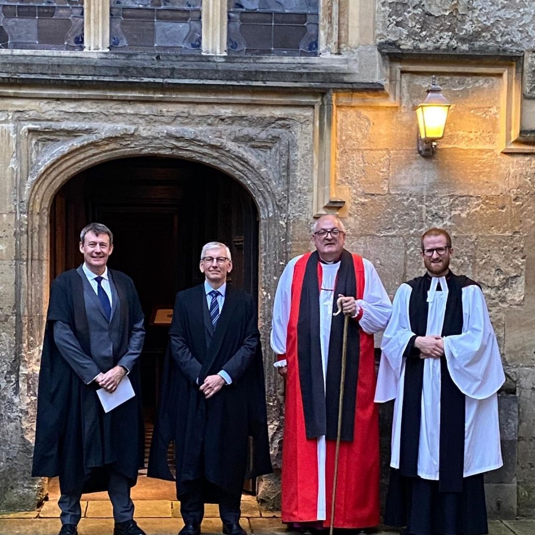 The Installation of our 40th Rector, Nigel Clifford, took place last week with the Bishop of Lincoln. It's one of our oldest traditions, dating back to our founding in 1427.