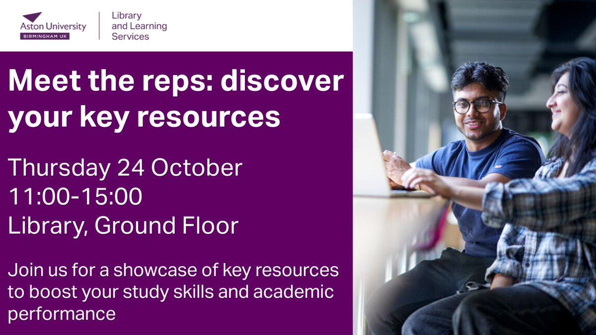 Come along this Thursday for a showcase of key resources to boost your study skills and academic performance!
