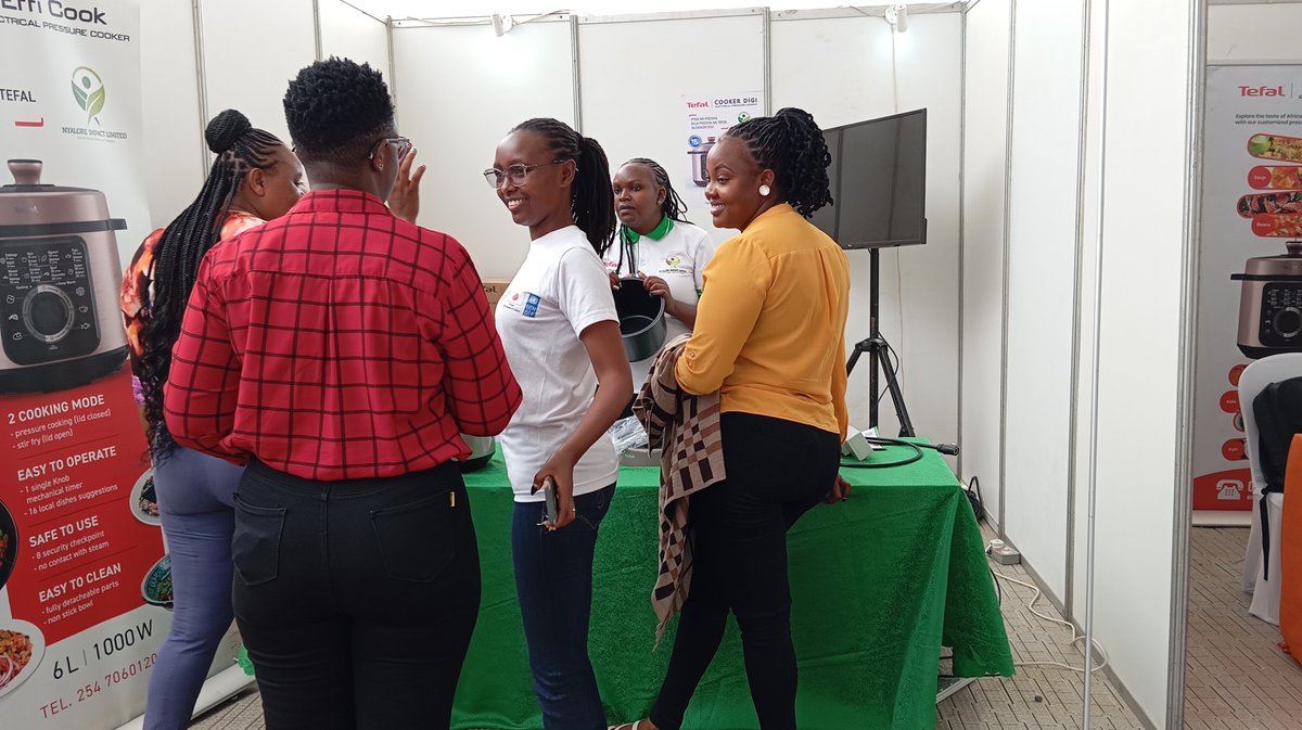 NyaloreImpact's tweet photo. The Clean Cooking week is up and running. The venue for this year is in Kajiado County, KCB grounds. Demonstrations are already going on at our desk.
#CleanCookingWeek #NyaloreImpactLimited #Tefal #SustainableSolutions https://t.co/sIhcbP889y