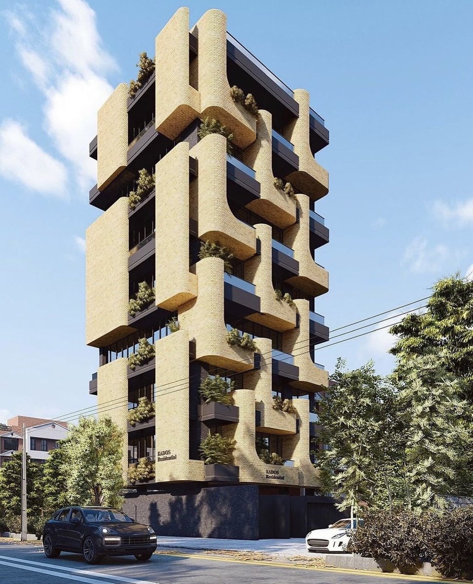 SustainableTall's tweet photo. More celebration of contemporary Iranian brickwork 

Design for residential tower in Isfahan by Eqtasadi Studio (currently under construction) https://t.co/xuU58A1lkg