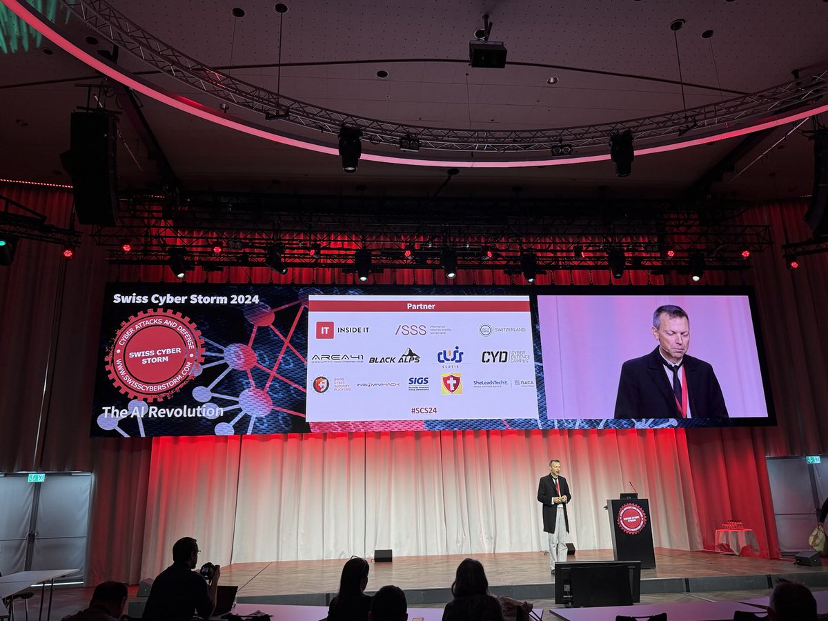 MathisAngelo's tweet image. Swiss Cyber Storm #SCS24 trilled to be here