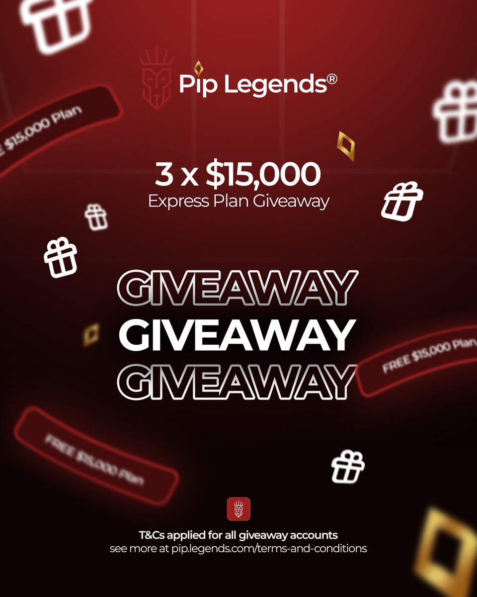 AB FX KILLER (@ab_fx_killer) on Twitter photo 🚨 GIVEAWAY ALERT🚨
New Global Prop Firm backed by TRADITIONAL PROP, launching on 24th October!
3x15k$ EXPRESS CHALLENGE, One Phase Plan
To participate
FOLLOW
<a href="/piplegends/">Pip Legends®</a> and <a href="/itstomcarson/">Tom Carson | CEO of Pip Legends</a> @AB_FX_KILLER
LIKE , REPOST & TAG 3 FRIENDS
Join Discord ; discord.gg/qtDXMXJA 🚨 GIVEAWAY ALERT🚨
New Global Prop Firm backed by TRADITIONAL PROP, launching on 24th October!
3x15k$ EXPRESS CHALLENGE, One Phase Plan
To participate
FOLLOW
<a href="/piplegends/">Pip Legends®</a> and <a href="/itstomcarson/">Tom Carson | CEO of Pip Legends</a> @AB_FX_KILLER
LIKE , REPOST & TAG 3 FRIENDS
Join Discord ; discord.gg/qtDXMXJA