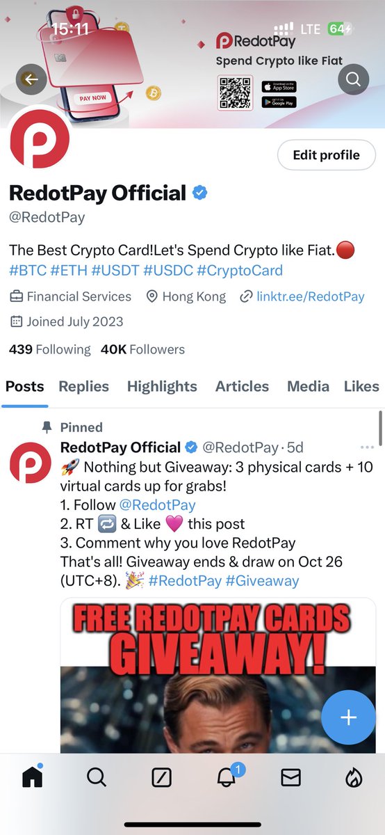RedotPay Official tweet media