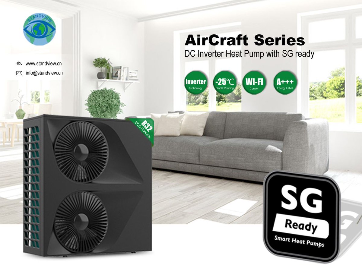 Emmastandview's tweet photo. This is our heat pump's picture. We specialize in the R&amp;D, design and manufacture of high-end heat pumps, so we pay great attention to the appearance of our products. https://t.co/55MjYorswl