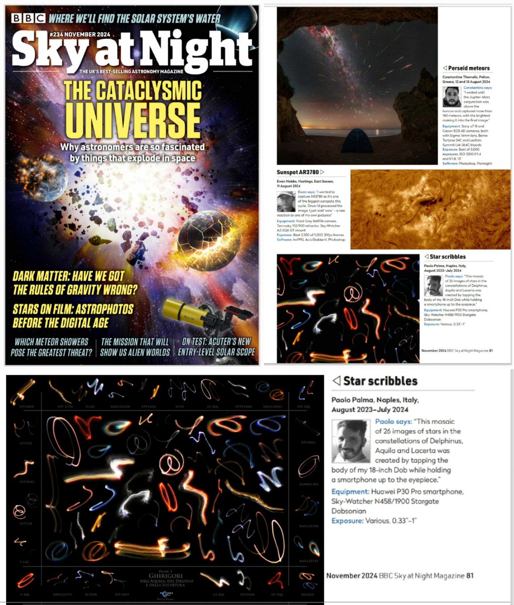 PaoloPal_ma's tweet photo. 💫 My third mosaic of #Ghirigori – the most colourful stars in the sky – is in the Reader Gallery of @skyatnightmag
Thanks 💚
👉 More info here: https://t.co/rVh76IniMQ
and here with @Coelum_news: https://t.co/UCpm65fpi0
#starcolours #starcolors #spectroscopy https://t.co/eSrr2Ebc8X