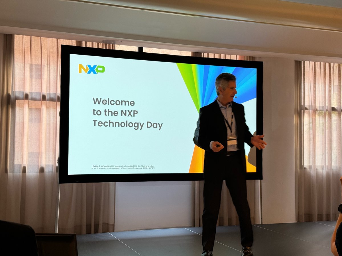 ElettTech's tweet image. Gianfranco Cardamone, Country Manager di #NXP apre i lavori del tradizionale evento #TechnologyDays