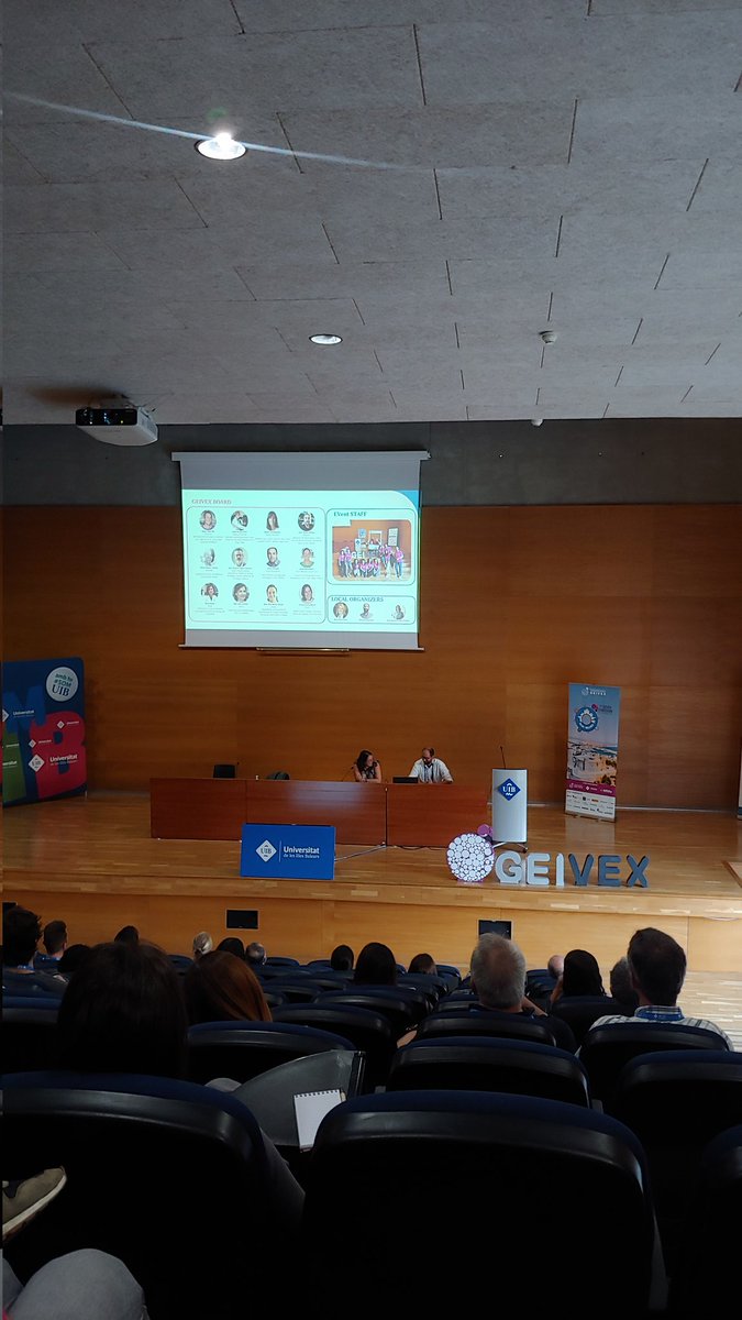 GenestraMaria's tweet photo. Welcome to the Educational day of the 7th GEIVEX symposium!! @GEIVEX @TERCIT_group @idisbaib @UIBuniversitat @UIBCongres @IUNICS_UIB https://t.co/K7th4te81M