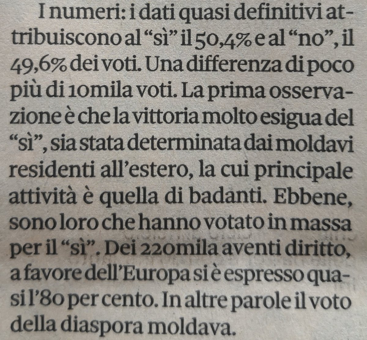 atinama15's tweet photo. Tutta colpa delle badanti! #Moldavia @sole24ore https://t.co/S4dVRx5tIw