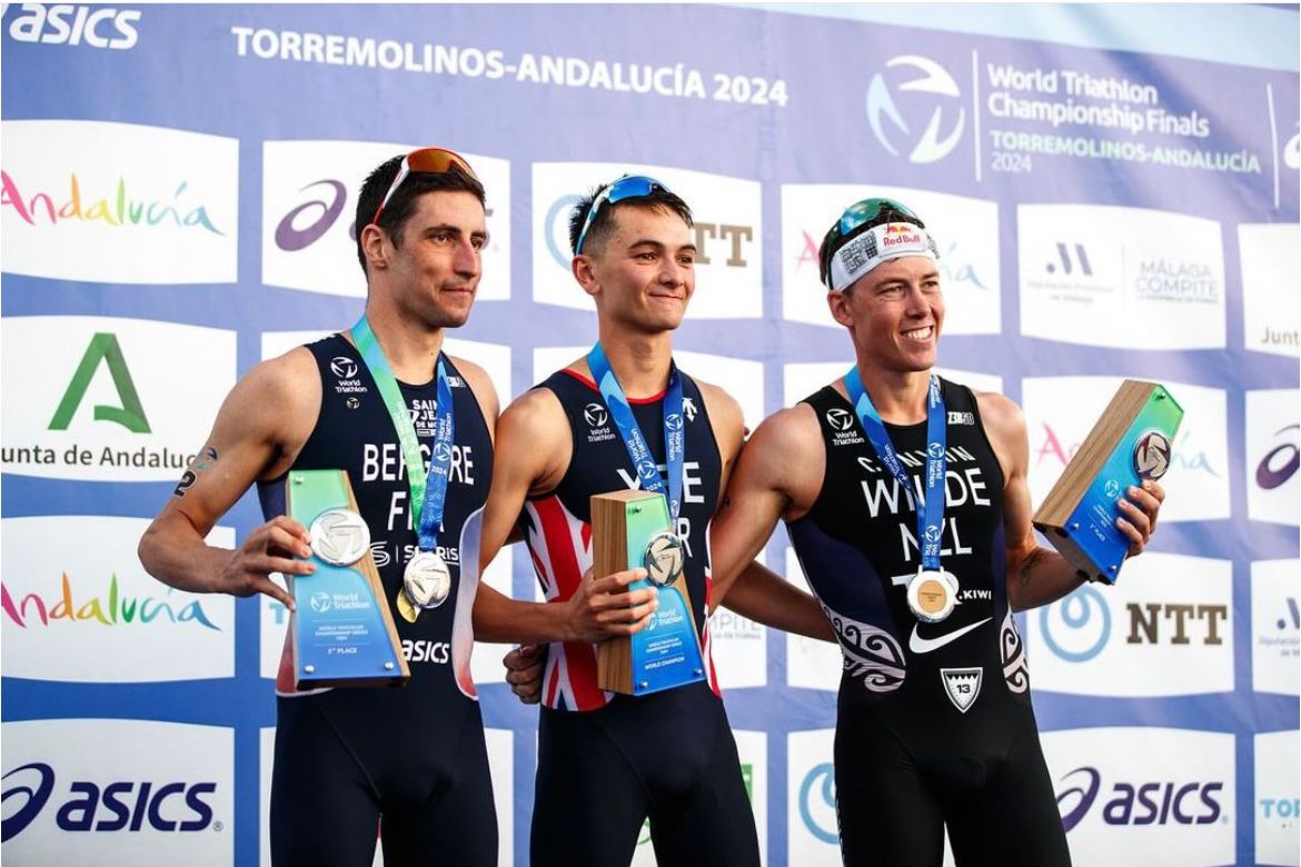 CNAntibes (@cnantibes) on Twitter photo Hayden Wilde, notre triathlète du groupe International fini vainqueur de la finale du Championnat du monde à #Torremolinos 🥇
Il termine 3ème au classement général du Championnat du monde de #triathlon #WTCS 🥉
Coach <a href="/FredVergnoux/">Fred Vergnoux</a>
📸: <a href="/FFTRI/">FFTRI - Fédération Française de Triathlon</a>, <a href="/worldtriathlon/">World Triathlon</a>
#Champion #Fier Hayden Wilde, notre triathlète du groupe International fini vainqueur de la finale du Championnat du monde à #Torremolinos 🥇
Il termine 3ème au classement général du Championnat du monde de #triathlon #WTCS 🥉
Coach <a href="/FredVergnoux/">Fred Vergnoux</a>
📸: <a href="/FFTRI/">FFTRI - Fédération Française de Triathlon</a>, <a href="/worldtriathlon/">World Triathlon</a>
#Champion #Fier