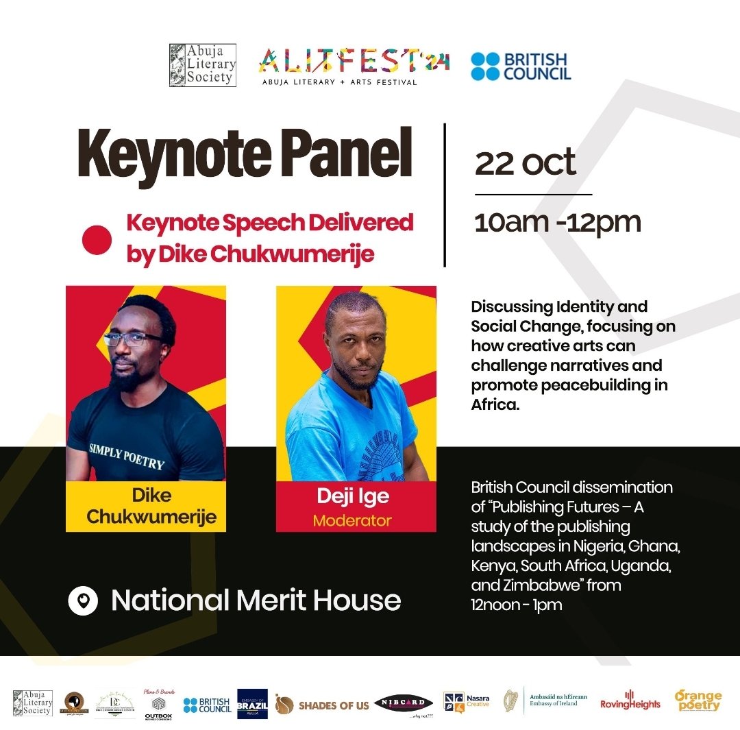 DejiIge's tweet photo. By the time we finish reciting British history eloquently with American accent, our children’s children would have been fed full with misconceptions; in doubt of their history, their root, their truth and pride of identity, while lost at sea of dignity~Deji Ige 🇳🇬
Join @alitfest https://t.co/pZvIIbuNui