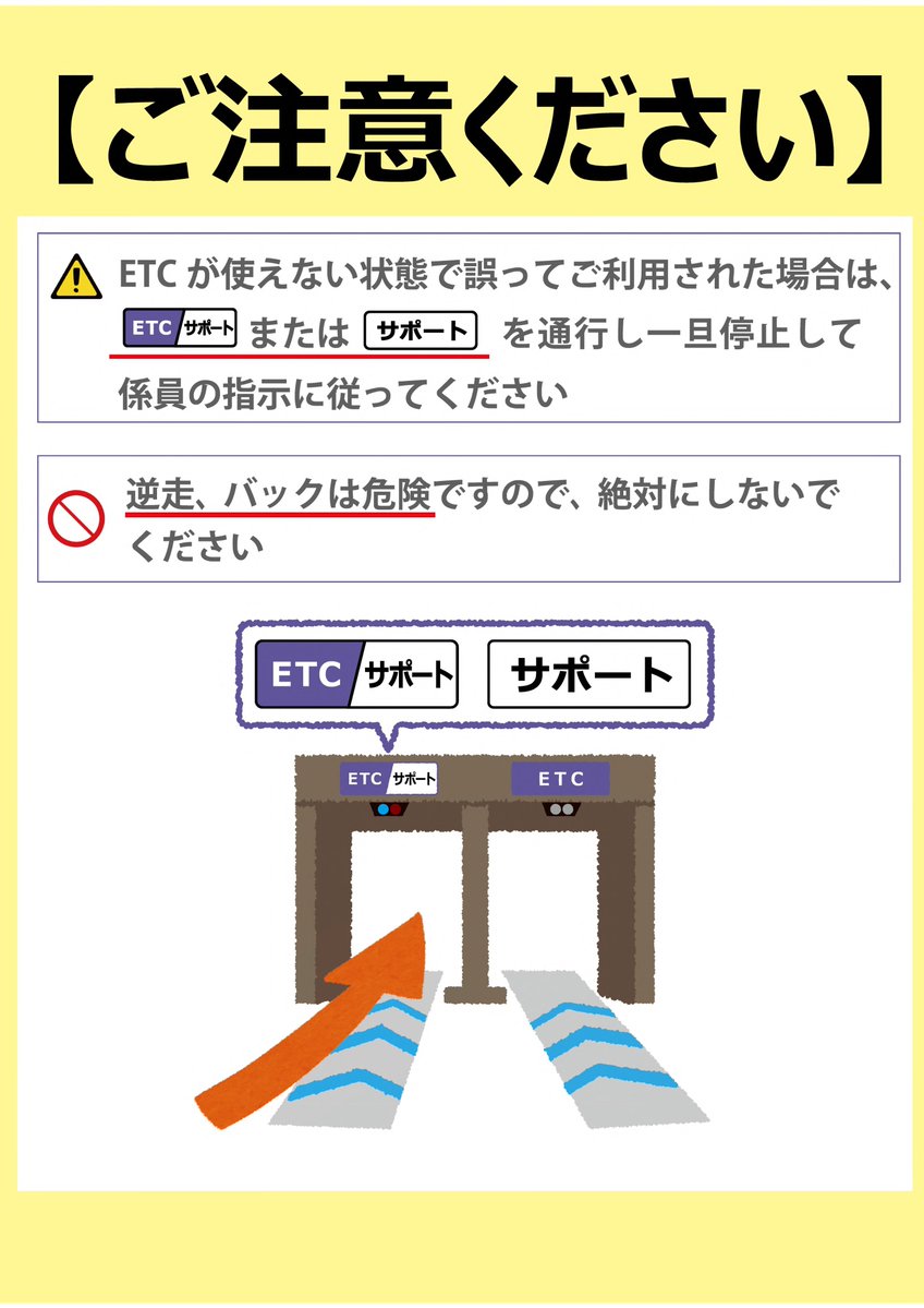 お知らせ ～ETC専用料金所について～】 E8 #北陸道 鯖江IC・福井北IC