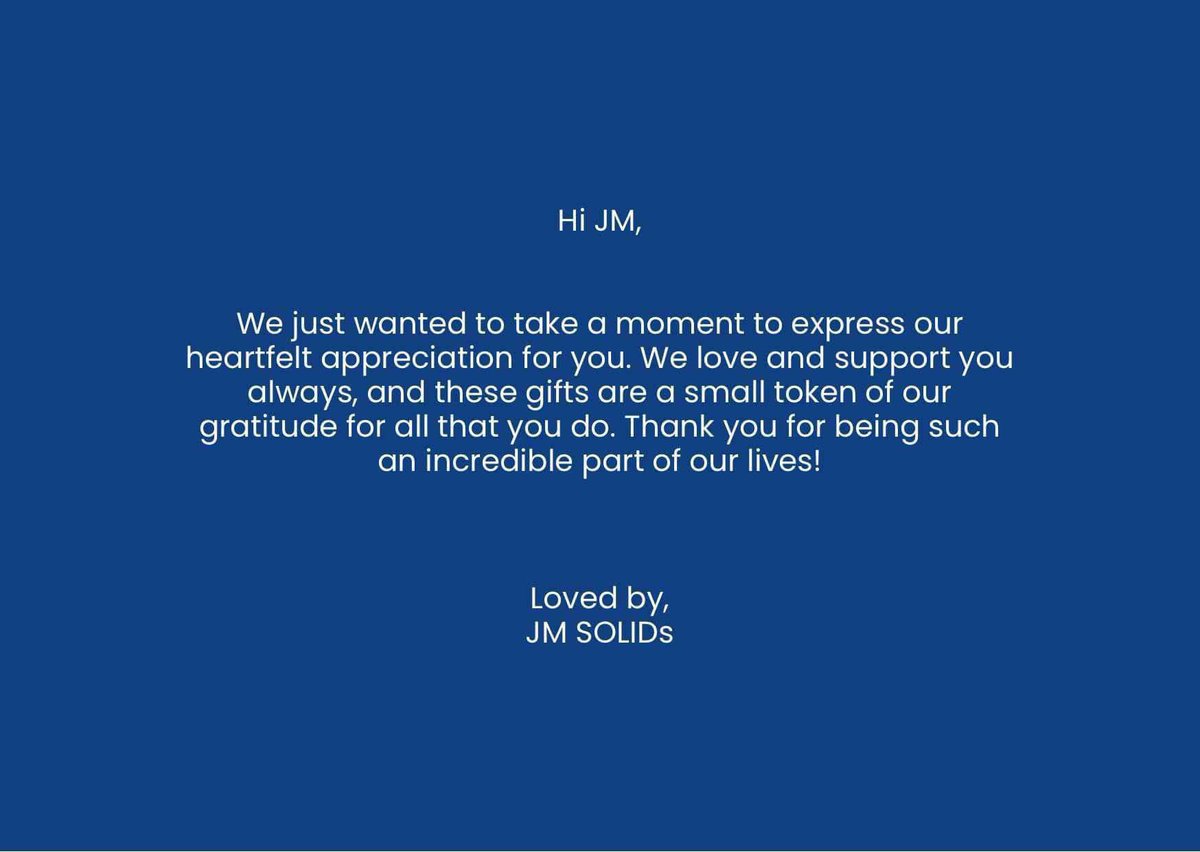 TeamJMIbarraOFC's tweet photo. We are beyond grateful to see our Captain wearing the gifts we sent! 💙✨ We’re so touched that you took the time to appreciate our little gesture. Thank you for always inspiring us!
#PbbJM #WelcomeBackGifts https://t.co/nKT3alAvwt