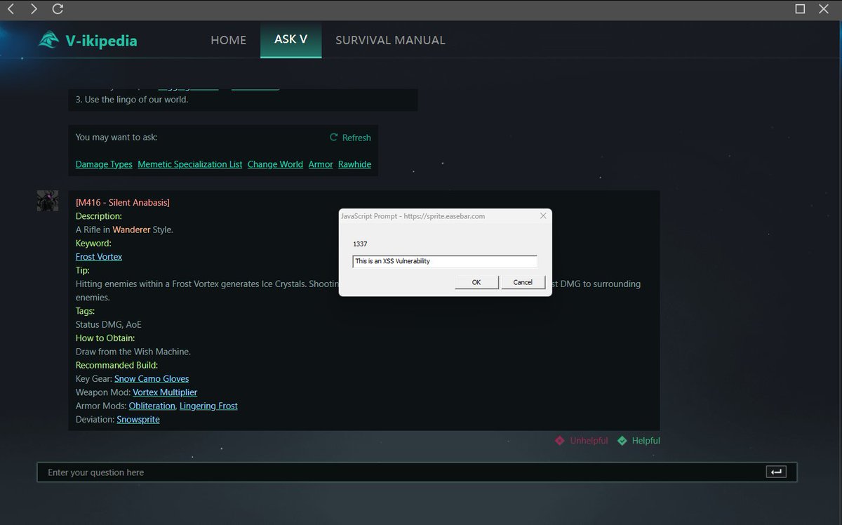 rootpentesting's tweet image. So its 2024, by now  i thought company&apos;s have learned to treat security researchers with respect dear @OnceHuman_ i tryed to submit a security vulnerability, through proper channels, however you chose to ignore me, now im going for public disclosure. #XSS #OnceHuman