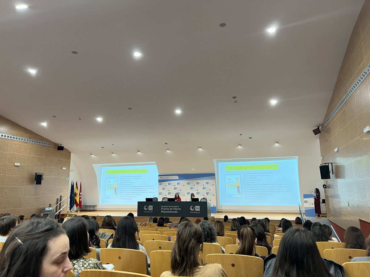 Hoy celebramos el primer día de nuestras jornadas anuales sobre actualización en salud mental perinatal. Muchas gracias a todos por la gran acogida y a todos los ponentes por compartir su trabajo 😊 #somospuertadehierro