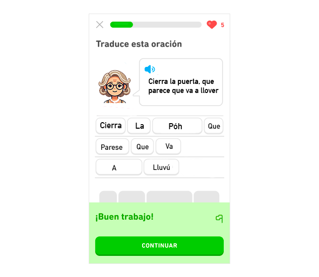 adirecto's tweet photo. Qué raro se ha levantado mi @duolingo https://t.co/zF6kL72uDb