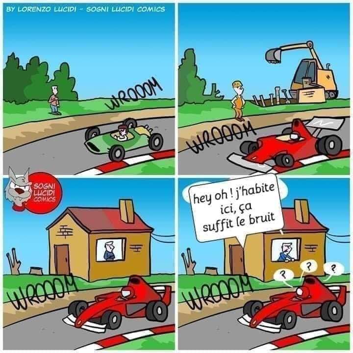 Ni que fuera pensado para el Jarama, oigan. 

La hipocresía y el cinismo.