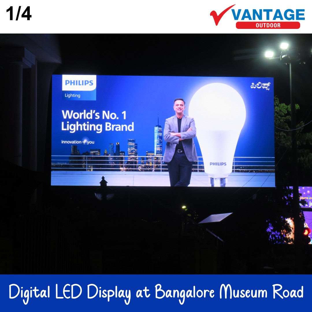 VantageOutdoor's tweet image. Witness the stunning Vantage Digital LED Display lighting up Museum Road in Bangalore!
Your message could be next, reaching thousands every day. 🔊 Book your spot now! 📞 Call: 9500005749.

#BangaloreAdvertising #DigitalBillboard #LEDBillboard #BangaloreBusiness #BrandVisibility